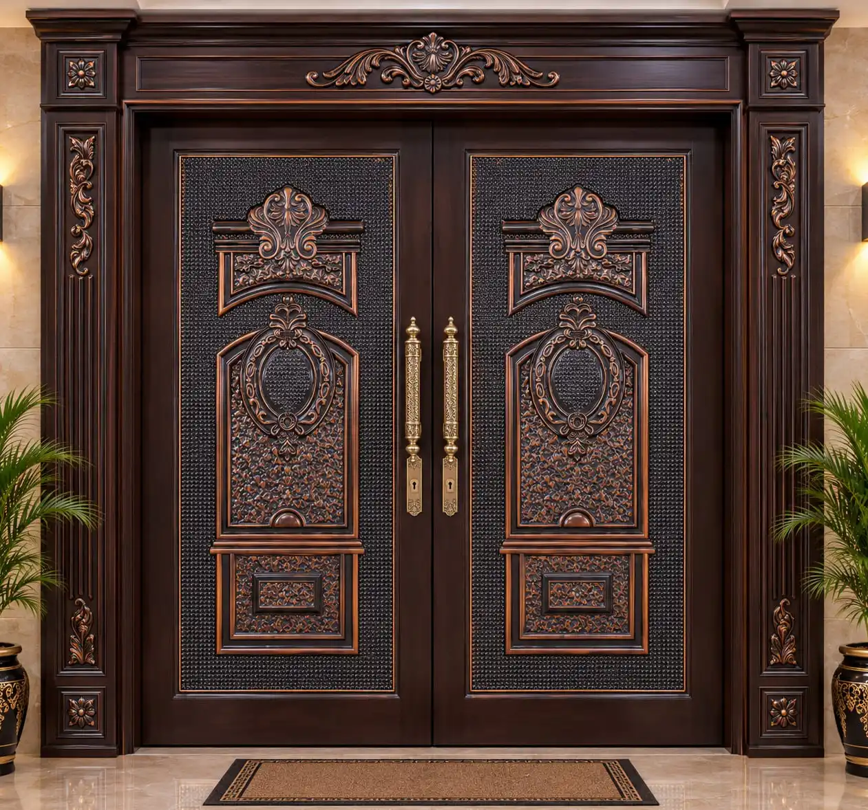 Wooden Double Door | JPL-438-D